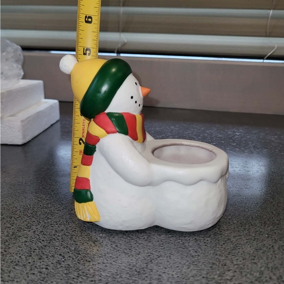 Partylite Snowman Votive Holder With Box - Picture 9 of 9